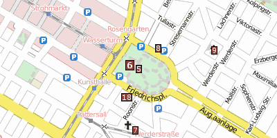 Friedrichsplatz  Stadtplan
