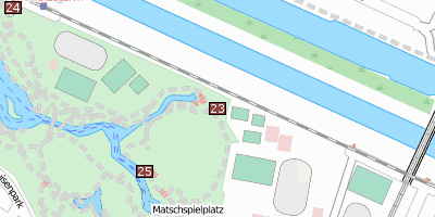 Stadtplan Garten der vielen Ansichten