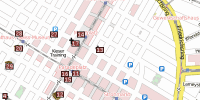Konkordienkirche  Stadtplan