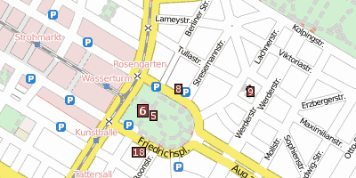 Mannheimer Rosengarten Mannheim Stadtplan
