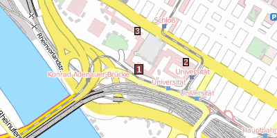 Mannheimer Schloss Stadtplan