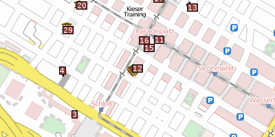 Mannheimer Stadthaus Stadtplan