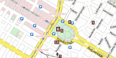 Stadtplan Mannheimer Wasserturm