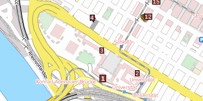 Schlosskirche  Stadtplan